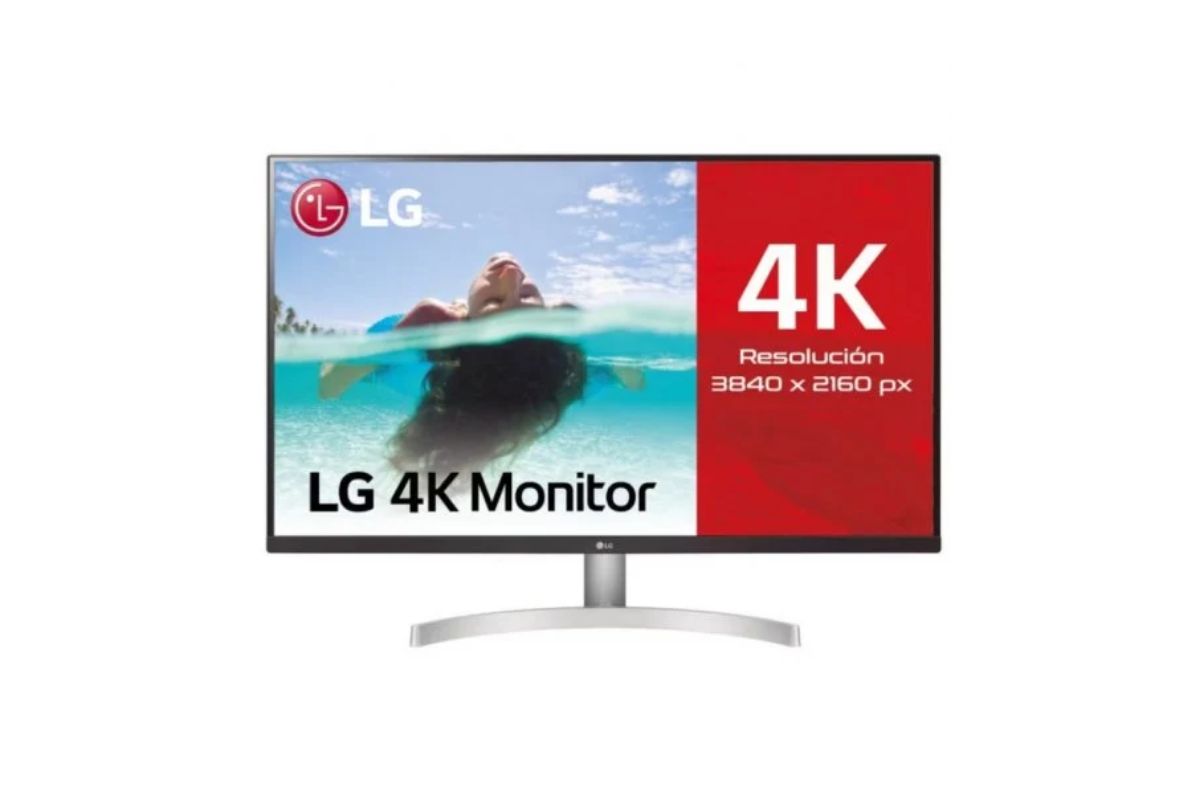 Monitor LG 32UN500P-W de color negro
