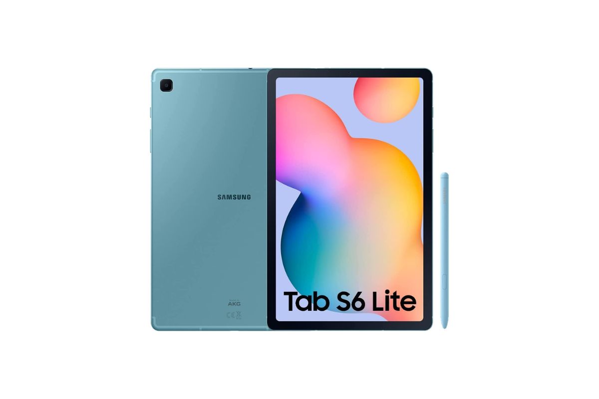 Samsung Galaxy Tab S6 Lite de color azul